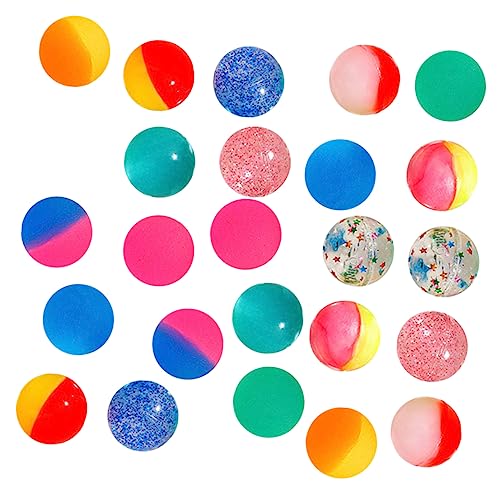 ifundom 24st Bunte Hüpfbälle Mini-hüpfbälle Hüpfbälle Für Kinder Kleiner Hüpfball Dekorative Hüpfbälle Farbige Hüpfbälle Ball Mit Hoher Sprungkraft Buntes Kugelspielzeug Gummibälle Plastik von ifundom