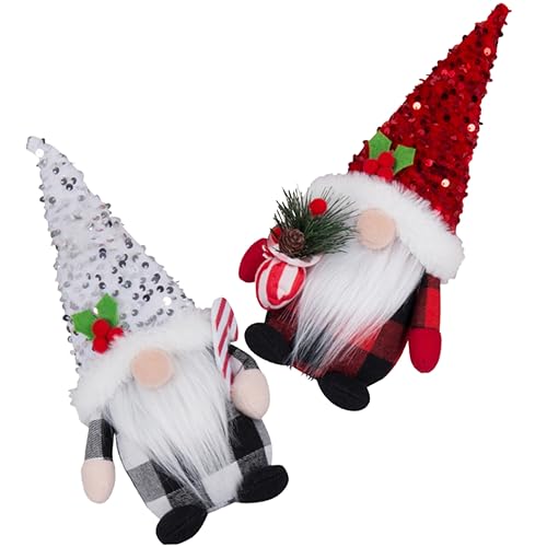 ifundom 2St GNOME Puppe dekore gnomeo Cute Decor weihachtsgeschenk weihnachtspresente santaclaus Weihnachtsfeier Zwergenornamente Weihnachtsschmuck Sofa Weihnachtszwerg Stoff von ifundom