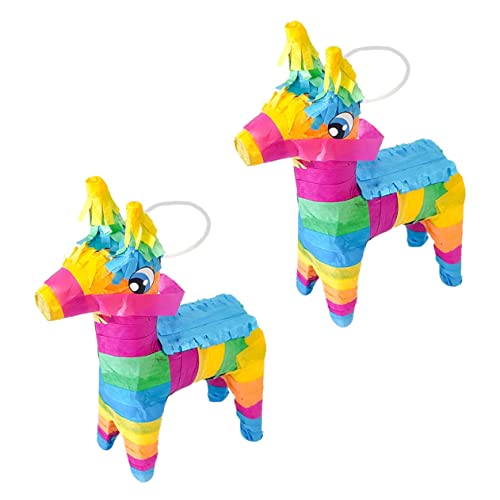 ifundom 2St Piñata komfetti party mitgebsel kinder decor surprise the suprise Pinata aus Papier Pinata-Spielzeug Masse mexikanisch Mini-Esel-Pinatas Süßigkeiten Pinata Spielzeug von ifundom