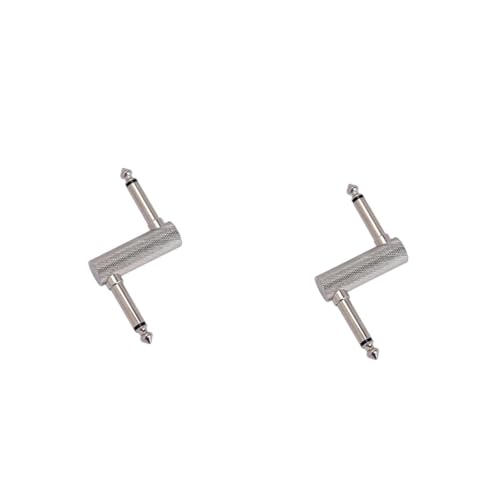 ifundom 2St für Effektpedal vom Typ z Adapter für Gitarrenpedale Adapter für Gitarrenstecker Instrumenten-Steckverbinder Pedalboard-Zubehör Effektpedalanschluss Silver von ifundom