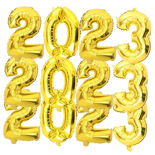 ifundom 3 Sätze Ballon Neon Verkaufsstand Party-schlauchboote Blasen Party-kulisse Luft Aufblasbare Party-requisiten Rahmen Bausätze Girlanden-kit Streamer Aluminiumfolie Golden von ifundom