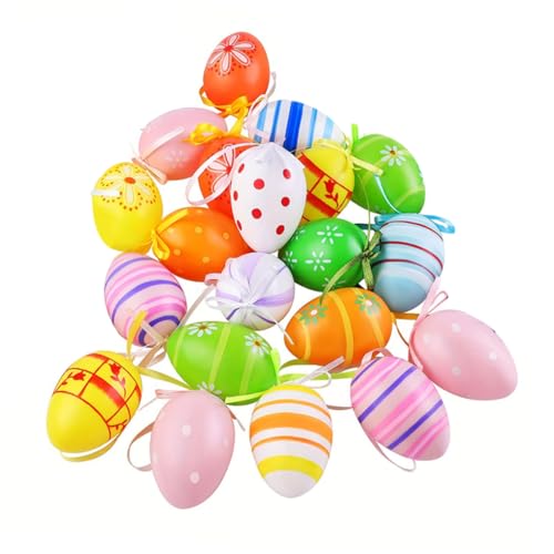 ifundom Ostern Dekorationen 32pcs Gefälschte Eier Ostern Hängen Ornamente Dekorative Ostern von ifundom