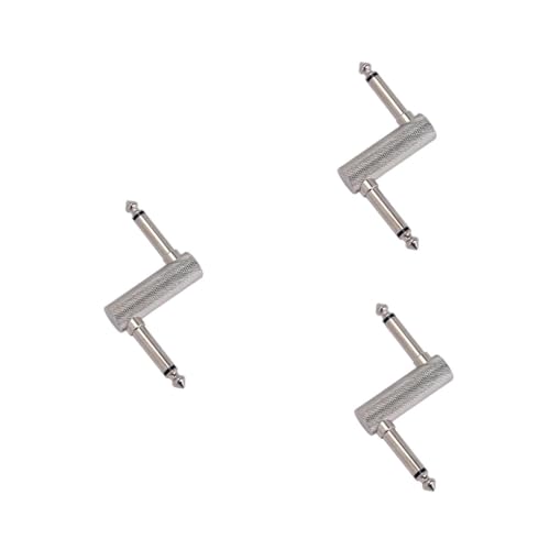 ifundom 3st Effektpedalanschluss Gitarrenpedal-patch- Gitarren-pedalboard- Adapter Für Gitarrenstecker Für Effektpedal Vom Typ z Gitarrenpedalbrett Silver von ifundom