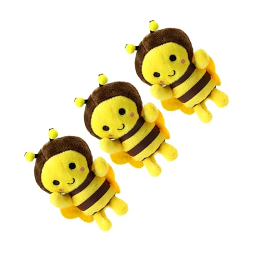 ifundom 3er Set üsch Bienen Anhänger üße Stofftier Bienen Schlüsselanhänger Und Dekoration Für Taschen Rucksäcke Und Schlüssel Kawaii üsch Charms Für Und Erwachsene von ifundom