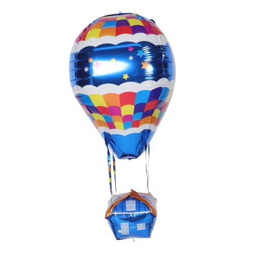 ifundom 4 Stück Folien Heißluftballon Förmige Luftballons Cartoon Heißluftballons Ornamente Großer Aluminiumfolienballon Riesige Heißluftballon Förmige Ballondekore von ifundom