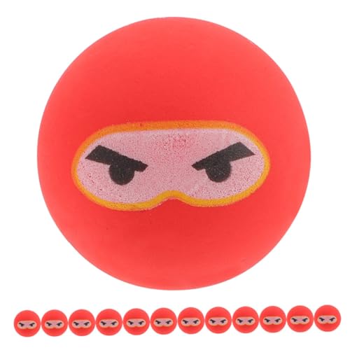 ifundom 50 Stück Hüpfendes Ballspielzeug Hüpfbälle Halloween Halloween-hüpfball Professionelle Bälle Ninja-bälle Hohle Kugel Bälle Für Kleinkinder Flummi Trainingsbälle Trainingsball Gummi von ifundom