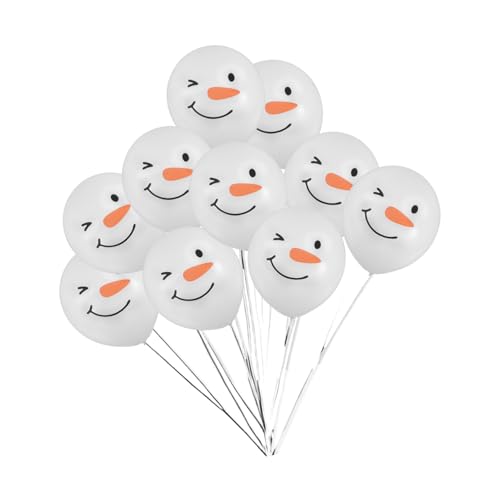 ifundom 50 Stücke Weihnachten Schneemann Luftballons Latex Für Ballon Bogen Dekorationen Festliche Xmas Party von ifundom