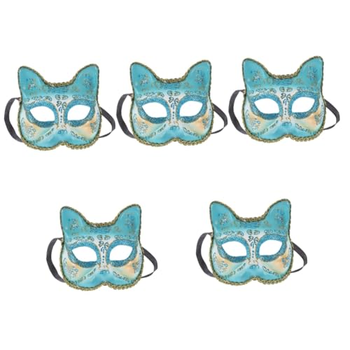 ifundom 5St Maske halloween kinderkostüme schlüpfeier Verkleidung chaps kinder gesichtstassen masks Katze Cosplay dekorativ Gesichtsbedeckung Partygeschenk Partyzubehör Plastik von ifundom