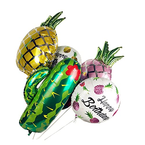 ifundom 5st Zubehör Für Partyballons Tropische Luau-partydekoration Hawaii-partyballon Luftballons Für Hochzeitsfeiern Sommerfestballon Tropische Geburtstagsdekorationen Riesenballon von ifundom