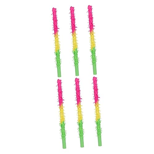 ifundom 6 Stk Piñata Sticks Kinder für Kleinkinder Pinata-Spielstangen Kinderspielzeug spielzeug für kinder für kleine Pinata-Requisite für Kinder Papier von ifundom