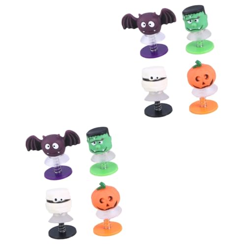 ifundom 8 Stück Halloween Spielzeug Kleiner Kürbis Bekleidung Kosmetik Spielzeug Fliegen Sprung Spielzeug Springspielzeug Neuartiges Spielzeug Halloween Zubehör Halloween von ifundom