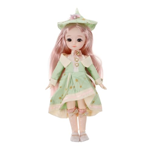 ifundom BJD-Gelenkpuppe Kugelgelenkpuppe 1/6 Bjd Puppenpuppen-Lolita-Kleid Stellen Sie Sich vor, Sie Spielen eine Puppe Make-up-Puppe Bjd-Puppenkörper Bjd-Puppe mit Outfit Kunststoff von ifundom