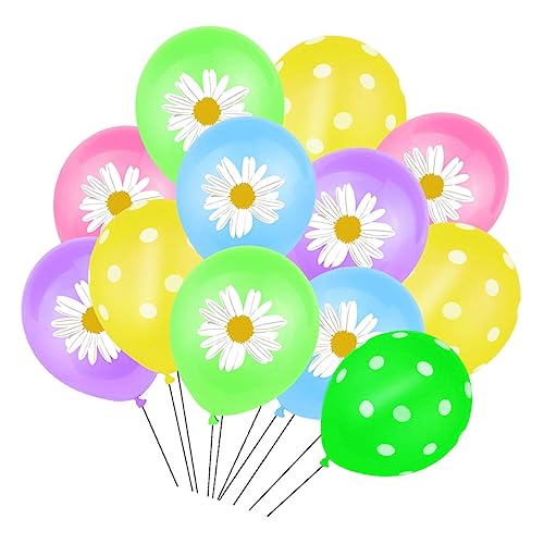 ifundom Bunte Gänseblümchen Luftballons Set Dekoration Für Geburtstagsfeiern Hochzeiten Sommerpartys Und Besondere Anlässe Perfekte Partydeko Für Unvergessliche Momente von ifundom