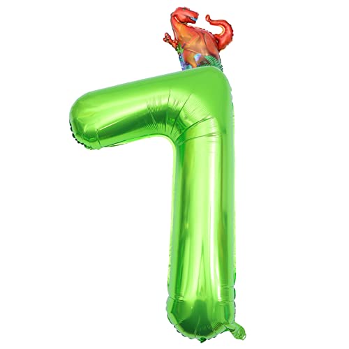 ifundom Digitaler Aluminiumfolienballon kinder dekor grüne Luftballons Babyballons grüne Zahlenballons dino ballon dino luftballons hochzeitsdeko Ballons dekor dekorativer Luftballon von ifundom