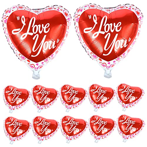 ifundom Herz Luftballons Folienballons Für Valentinstag Hochzeiten Und Romantische Partys ILOVEYOU Herzballons Festival Deko Luftballons Für Feierlichkeiten von ifundom