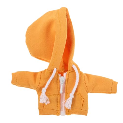 ifundom Miniatur Kapuzenpullover Für Kleine Puppen Bjd Puppen Anzieh Outfit DIY Kleidung Gelb Puppenzubehör Für Sammler Und Puppen Kleidung von ifundom