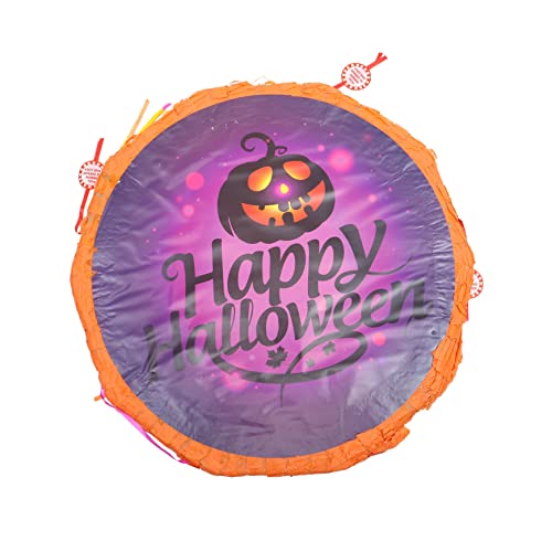 ifundom Piinata Halloween Kindergeburtstag Dekoration Lustige Kinderpiñata Pinata Outdoor-spielzeug Außendekorationen Halloween-dekorationen Im Freien Für Kinder Papier Violett von ifundom