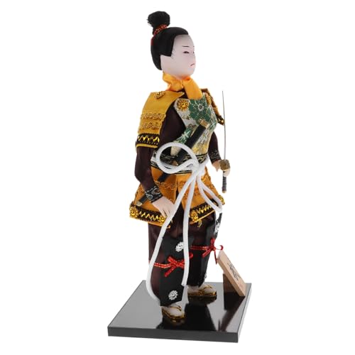 ifundom Traditionelle Japanische Puppe Heim Figur Japanische Kriegerpuppe Meerjungfrau Bausatz Miniatur -Puppen-Ornamente -puppenornament Gips von ifundom