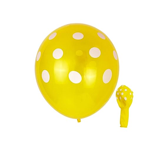 ifundom Verdickte Polka Dot Luftballons Aus Latex Mischfarben Für Geburtstags Und Hochzeitsfeiern Aufblasbare Deko Ballons Für Partys von ifundom