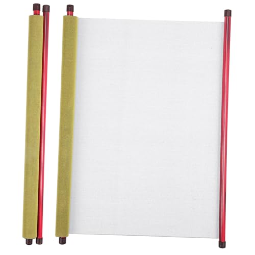 ifundom Wasserschreibleinwand Scrollpapier Chinesisches Kalligraphie-Übungstuch Rollbild Leere Scroll-Papier Kalligrafie Scroll Kalligraphie Leere hängende Schriftrollen Leere von ifundom