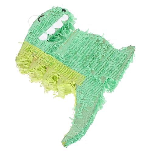 ifundom Weihnachtspinata-Dekor Triceratops Pinata grüne Süßigkeiten Minispielzeug für Kinder Pinata-Spielzeug Pinata-Dekor des neuen Jahres Neujahrs-Piñata Papier von ifundom