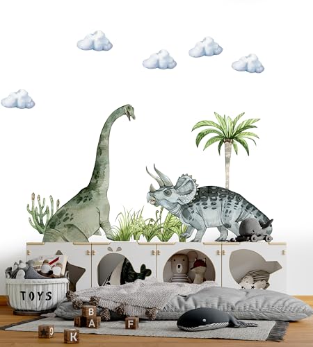 Dinosaurier-Aufkleber, Dinosaurier-Dekoration, Dinosaurier-Aufkleber, Dinosaurier-Thema, Dinosaurier-Wandaufkleber, Brontosaurus Aufkleber, Jurassic Decals von igibee