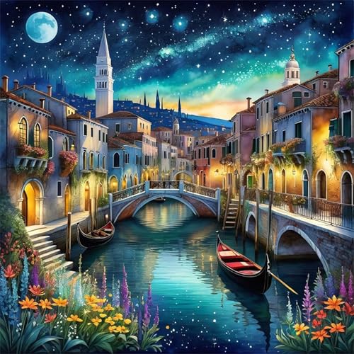 ijbnhd Landschaft Diamond Art Set Landschaft Diamond Painting Kit Erwachsene 5D Diamant Painting Bilder DIY Full Diamant Kunst Malerei Kreuzstich Set Home Wand Dekor Geschenk 30x40cm von ijbnhd