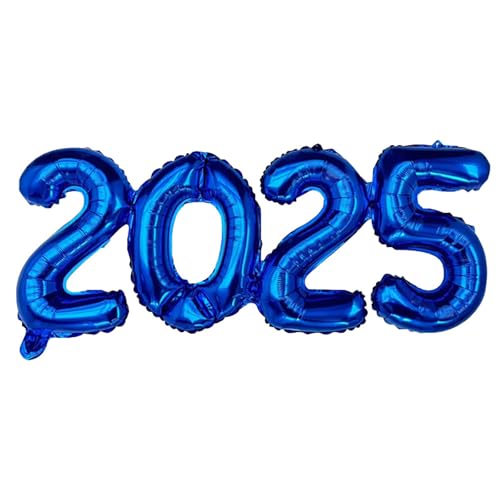 16 Zoll 2025 Nummer Ballon, Anzahl Folie Luftballons Party Requisiten, Neujahrs bedarf für Dekoration Layout von ikappy