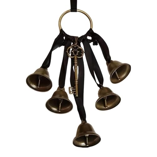 Wit-ch-Glocken für Tür knauf Dekor Wind Chime Schutz Wicca Geschenk Hexe Wind Glocke Tür Aufhänger Hängende Hexe Glocken Magische Hexerei Wicca Zubehör für den Schutz zu Hause von ikappy