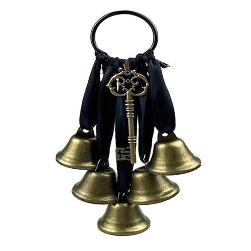 Wit-ch-Glocken für Tür knauf Dekor Wind Chime Schutz Wicca Geschenk Hexe Wind Glocke Tür Aufhänger Hängende Hexe Glocken Magische Hexerei Wicca Zubehör für den Schutz zu Hause von ikappy