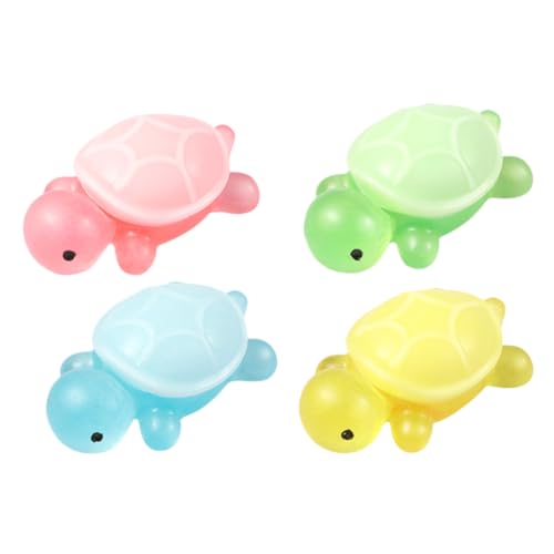 ikappy 4 Stück Seifens tangen für Kinder Kreative schildkröten förmige Seife mit Duft Kinder Bad Tier Charakter Dekor DIY Basteln Geschenk von ikappy