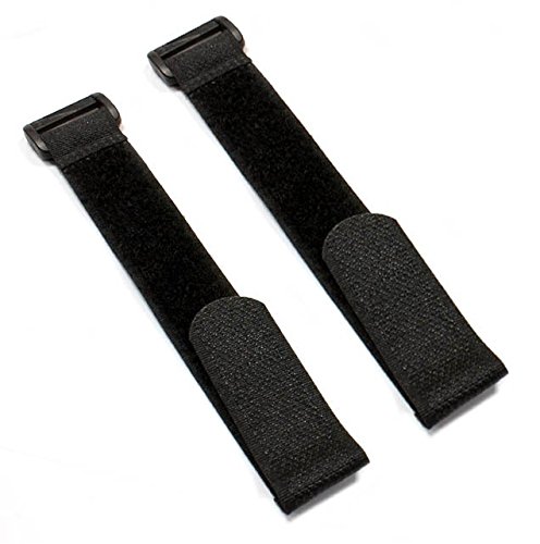 ikarex-shop 2 Stück Akku Klettband (Schwarz) 270mmx20mm Lipo Strap Drohne Band Klettverschluss von ikarex-shop