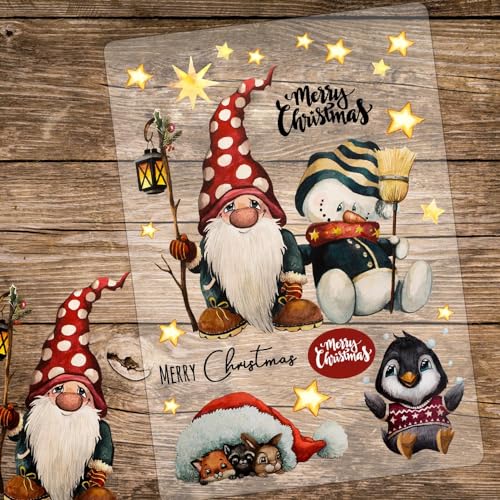 Bügelbilder Winter Wichtel Zwerg Schneemann Weihnachten merry christmas Set in A5 Applikation Kissen Shirt Taschen Bügelbild Bügelmotiv Patch bb230 ilka parey wandtattoo-welt von ilka parey wandtattoo-welt