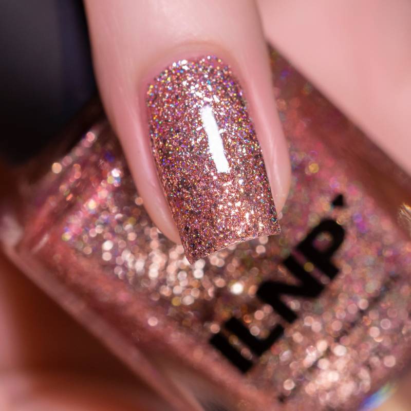 Juliette - Roségold Holographic Nagellack von ilnpbrand