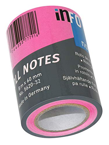 inFO 5620-32 Haftnotizrolle neonpink von inFO Notes