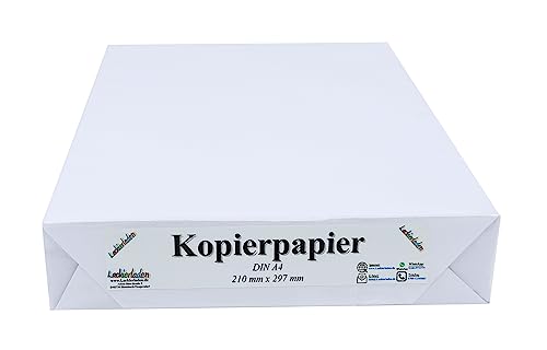 Kopierpapier Standard, A4, ca. 80g/qm, Weißgrad (CIE) ca. 150CIE, weiß von inapa