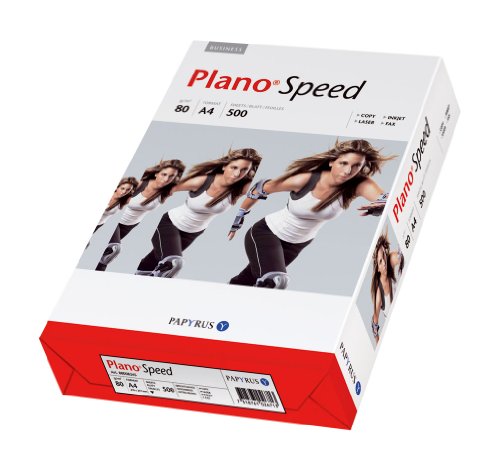 Papyrus 88044124 Druckerpapier PlanoSpeed 80 g/m², A4 500 Blatt weiß von Papyrus