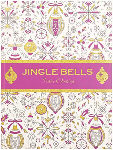 infactory Weihnachten-Malbuch: Malbuch für Erwachsene Jingle Bells mit 32 Wintermotiven (Malbuch für Erwachsene Weihnachten, Ausmalbild, Zeichnen) von infactory