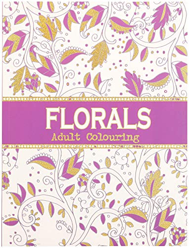 infactory kreativ-Malbücher: Malbuch für Erwachsene "Florals" mit 32 ornamentalen Pflanzen-Motiven (Ausmalhefte, Malvorlage, Zeichnen) von infactory