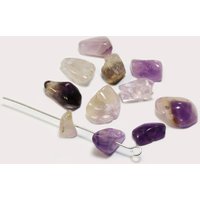 Edelstein Perlen, Amethyst, 6-17 mm, 50 Stück von inwaria