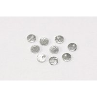 Mini Plättchen als Anhänger aus 925 Silber, Ø 4 mm von inwaria