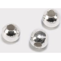 Perlen aus 925 Silber, Ø 6 mm, glatt von inwaria