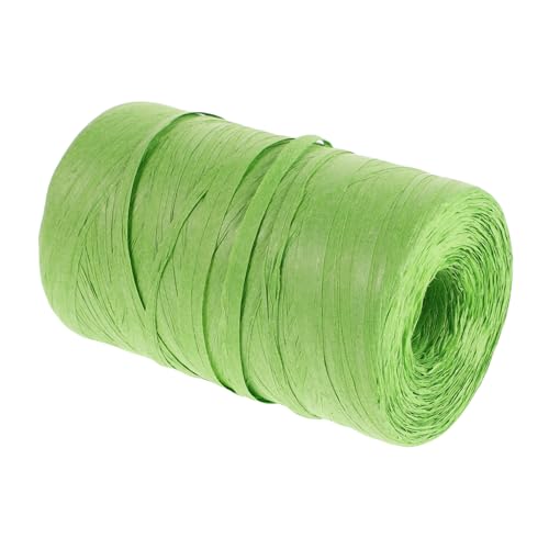 dekoratives Band geschenkband weihnachtsdekoration Raffia Papier Schnur Dekoband für Bastpapierband Bindfaden zum Einwickeln von Blumen Bastseil Kopierpapier Light Green iplusmile von iplusmile