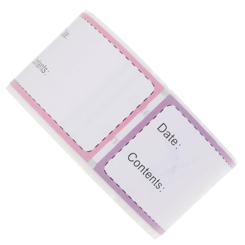 iplusmile 1 Rolle Lebensmitteletiketten küchenetiketten label Verpackung luftdichte Aufbewahrungsbehälter für Lebensmittel Etiketten für Einmachgläser Etikettenaufkleber für Gläser Papier von iplusmile