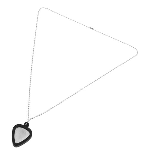 iplusmile 1 Satz Gitarren-pick-halskette Plektrum Anhänger Für Gitarrenplektren Aus Metall Halter Für Gitarrenhalspickel Gitarrenpicks Gitarrenplektren Musikschmuck Schwarz Rostfreier Stahl iplusmile 1 Satz Gitarren-pick-halskette Plektrum Anhänger Für Gitarrenplektren Aus Metall Halter Für Gitarrenhalspickel Gitarrenpicks Gitarrenplektren Musikschmuck Schwarz Rostfreier Stahl von iplusmile