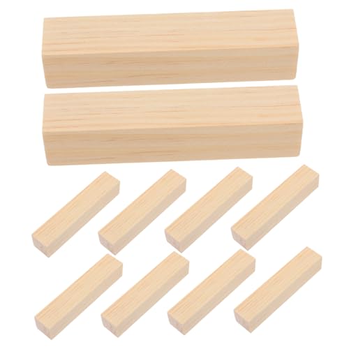 iplusmile 1 Satz Holzmaterial Dübelstangen Für Bastelarbeiten Bastelmaterial Aus Holz Diy Holz Zum Basteln Bastelmaterial Für Die Holzbearbeitung Holzbearbeitungsstange Holzdübel 10st von iplusmile