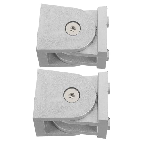 iplusmile 1 Satz Lebendes Scharnier Verstellbare Scharniere Schwerlastscharnier Haltbare Schrank-scharniere Flexibles Scharnier Aluminiumscharnier Türdrehscharniere Zinklegierung Silver 2st von iplusmile