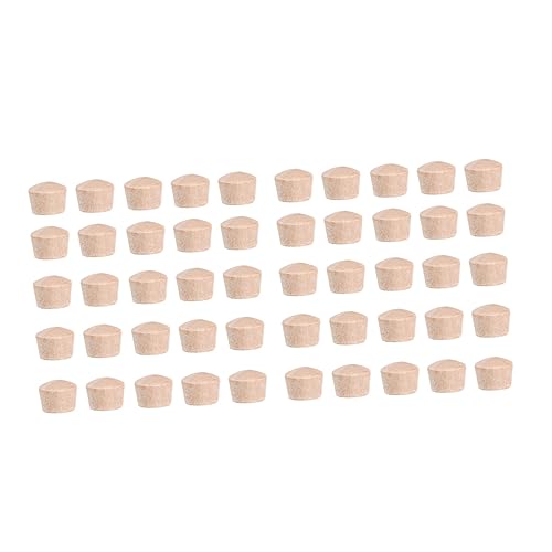 iplusmile 1 Satz Schraubenlochstopfen Flachkopf-knopfstecker Möbelbeschläge Stecker Teile Stecker Für Möbelknöpfe Stecker Ersatzteile Kopfstopfen Aus Hartholz Rundkopfstecker Hölzern Beige von iplusmile