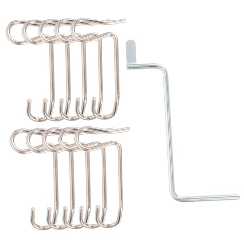 iplusmile 1 Satz Stacheldrahtspanner Kreativer Stahlseilspanner Stahldrahtspanner Drahtzaunspanner Kabelspanner Drahtseilspanner Für Den Garten Spanner Schwere Ausführung Silver von iplusmile