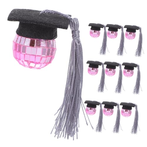 iplusmile 10 Stück Grad-Cap-Ornament Abschlusskuchendekor Mini-Abschlussquasten Mini -Abschlusskappe Cupcake Topper Abschlusskappe Disco Ball Acryl Silver iplusmile 10 Stück Grad-Cap-Ornament Abschlusskuchendekor Mini-Abschlussquasten Mini -Abschlusskappe Cupcake Topper Abschlusskappe Disco Ball Acryl Silver von iplusmile